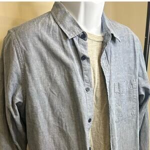 Sustainable‎ Chambray Shirt Men’s M United By Blue Casual Button-Up
